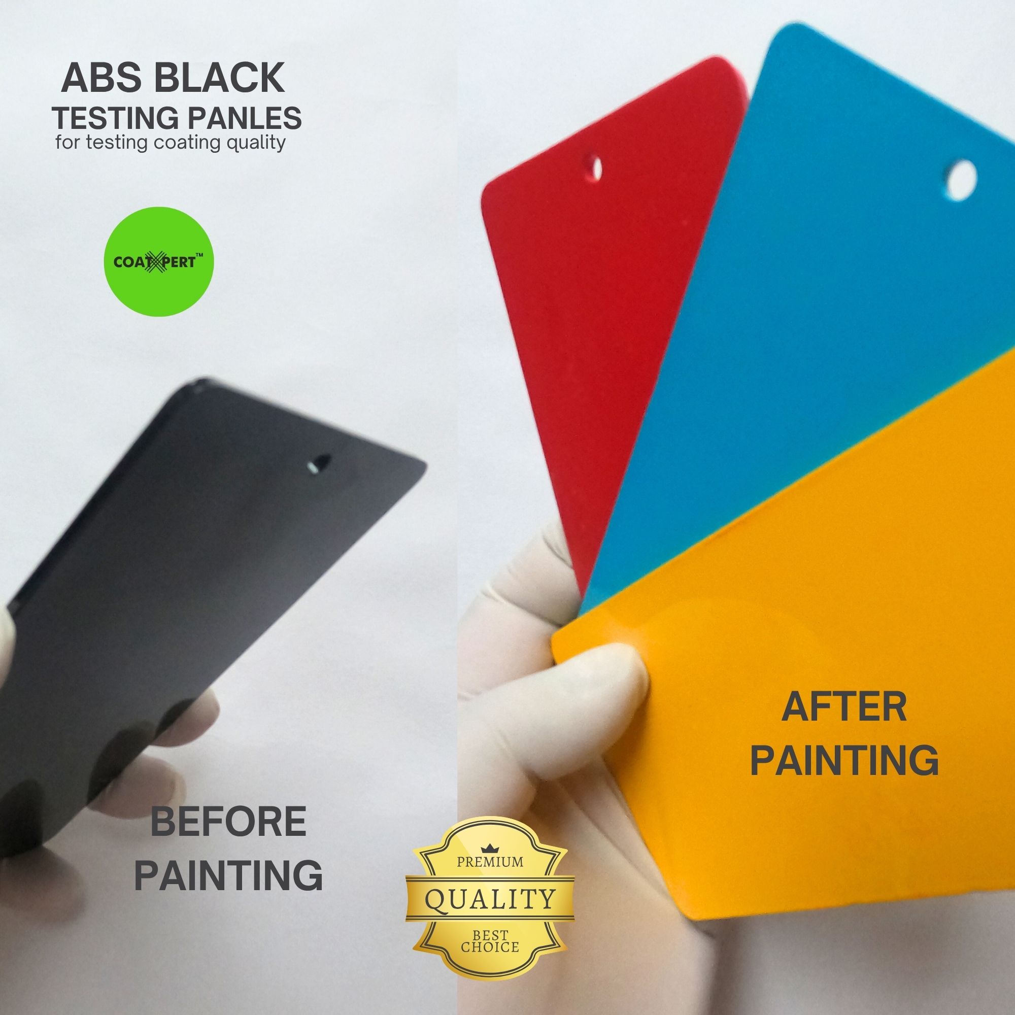 True Test Panel Paiting ABS Black Paint Testing Panels - Trusted Source for Paint Testing ...