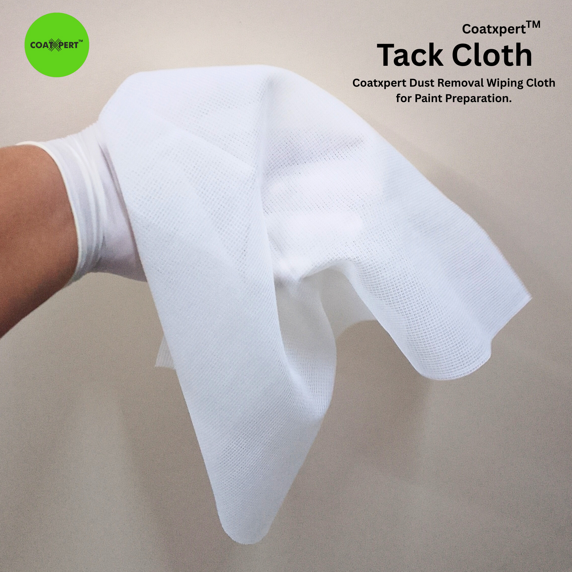 Tick Rag Premium Tack Cloth (Tack Rag) Polyester Coatxpert 50 pcs – Dust Removal ...